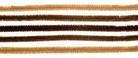 GLOREX Buigzame mix, meerdere kleuren, bruin, 30 x 8 x 1 cm