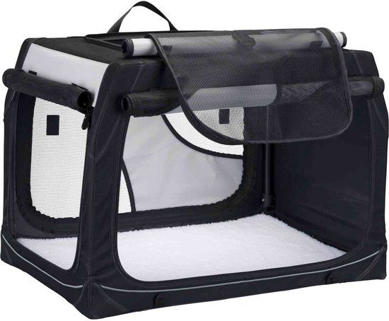 TRIXIE 39722 Reismand Vario - Zwart/Grijs - 76x48x51 cm