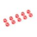 Revtec Zeskantmoer zelfborgend M2 "Rood", Aluminium (10 pièces)