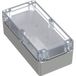 TRU COMPONENTS 6U07201008139 TC-13865156 Industriële behuizing 200 x 100 x 75 Polycarbonaat Lichtgrijs, Transparant 1 stuk(s)