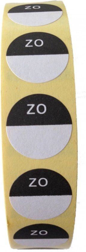 Dagstickers.nl HACCP Zondag - 8717953222664