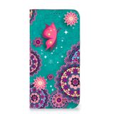 B2Ctelecom iPhone 16 Plus Bookcase Cirkels en Vlinders