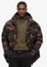 Superdry Everest Tactical Parka Heren Gewatteerde Jas M Troops Camo Green