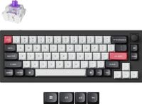 Keychron Q2 HE QMK, clavier de jeu magnétique avec disposition QWERTY, 2.4G/Bluetooth/USB-C, RVB, échangeable à chaud, couleur : noir carbone, commutateurs : Gateron Double-Rail Nebula
