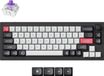 Keychron Q2 HE QMK, clavier de jeu magnétique avec disposition QWERTY, 2.4G/Bluetooth/USB-C, RVB, échangeable à chaud, couleur : noir carbone, commutateurs : Gateron Double-Rail Nebula