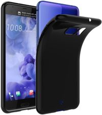 Pearlycase Zwart TPU Siliconen Hoesje HTC U Ultra