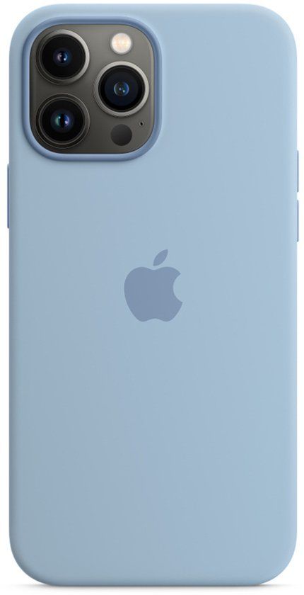 Apple Silicone Backcover MagSafe voor de Apple iPhone 13 Pro Max - Blue Fog