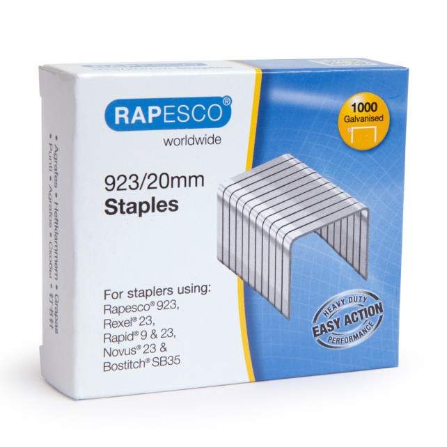 Rapesco 1241 Aluminium Staal Nietjes