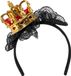 Boland Diadeem Koningin zwart