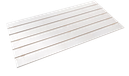 Evolar EVO-BOTTOM-WMW - Onderplaat uitbreiding voor EVO-COVER - Maat Medium - 110 x 55 cm - Gelakt - Hout - Wit - RAL 9003
