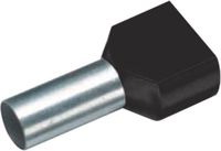 Cimco 18 2470 Dubbele adereindhuls 1.50 mm² Deels geïsoleerd Zwart 100 stuk(s)