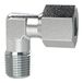 RIEGLER Hoekschroefverbinding, M20 x 1,5 keg. a., buitendiameter buis 14 mm, PN max. 630 bar, SW1 27, SW2 19, verzinkt staal