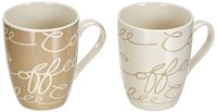 Ritzenhoff & Breker Koffiemokkenset Cornello, 2-delig, crème, 300 ml, 2 stuks (1-pack)