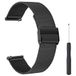 ACTECH Armband voor Samsung Galaxy Watch Active/Active 2/Galaxy Watch 42 mm/Gear S2/Huawei Watch 2/GT 2 42 mm armband, 20 mm roestvrij stalen net, Blanco Y Gris