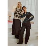 FREEQUENT maxi rok - bruin