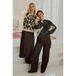 FREEQUENT maxi rok - bruin