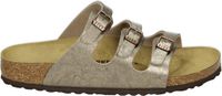 Birkenstock FLORIDA GRACEFUL TAUPE BF Dames Slippers - Taupe - Maat 40