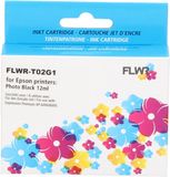 FLWR - Cartridges / Epson 202XL / foto zwart / Geschikt voor Epson