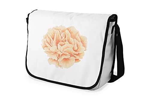 Bonamaison Digitaal bedrukte Messenger schooltas met zwarte riem voor studenten, crossbody tas, koerierstas, schoudertas voor kinderen, meisjes, jongens, maat: 29x36 cm