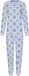 Rebelle MyRebelle - Snowy Sparkles - Pyjama - Bio-Katoen/Polyester - Grijs/Blauw - Maat 42