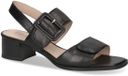 Caprice Dames Sandaaltje 9-28205-44 022 G-breedte Zwart Leer Kittenhak 38 EU