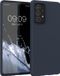 kwmobile hoesje geschikt voor Samsung Galaxy A52 / A52 5G / A52s 5G - Hoesje voor smartphone - Back cover in bosbesblauw