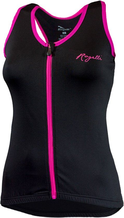 Rogelli Abbey Top - Cycling Jersey - Sleeveless - Women - Black - Size XL