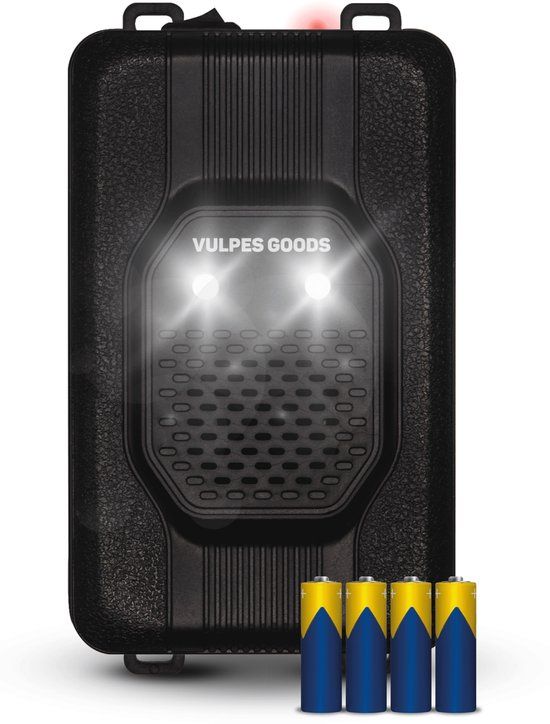 Vulpes Goods® Verjager PRO - Marterverjager - Ongedierteverjager - Multifunctionele Set Binnen & Buiten - Incl. Batterijen