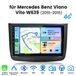 Mercedes-Benz autoradio 10 pouces Carplay Android 15 pour Vito Viano W639 (2003-2015) avec GPS, Wi-Fi, 4G-LTE, Bluetooth, DAB+, SWC, USB, DSP, 6Go RAM et 128Go stockage