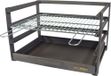 IMEX EL ZORRO Grilllade met verzinkte grill, zwart, 42 x 41 x 35 cm, 71473.0