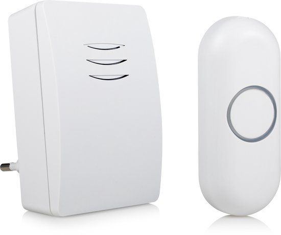 Byron DBY-21132 Draadloze deurbel - Wit - 100m Bereik - 36 Melodieën
