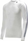 Helly Hansen Dry Stripe Crew Lange Mouwen Basislaag Wit S Man