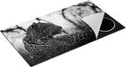 Chefcare Inductie Beschermer Luipaard Zwart Wit 95x55 cm