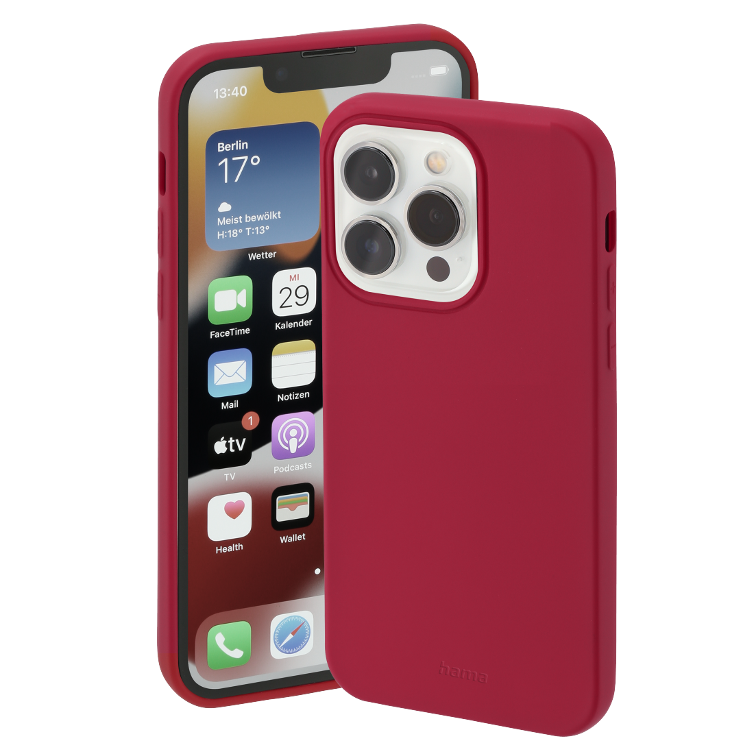 Hama 00215526 rood / iPhone 14 Pro