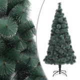 vidaXL Sapin de Noël artificiel avec support 180 cm PET vert