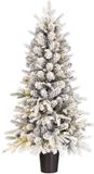 Black Box Trees Grimshaw Sapin de Noël artificiel avec neige H120 x D60 cm