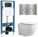 QeramiQ Dely Swirl Compact Toiletset