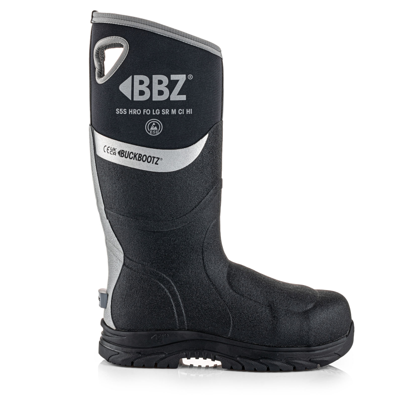 BuckBootz Werklaars BBZ9000 S5S Zwart | Zwart | Maat 46