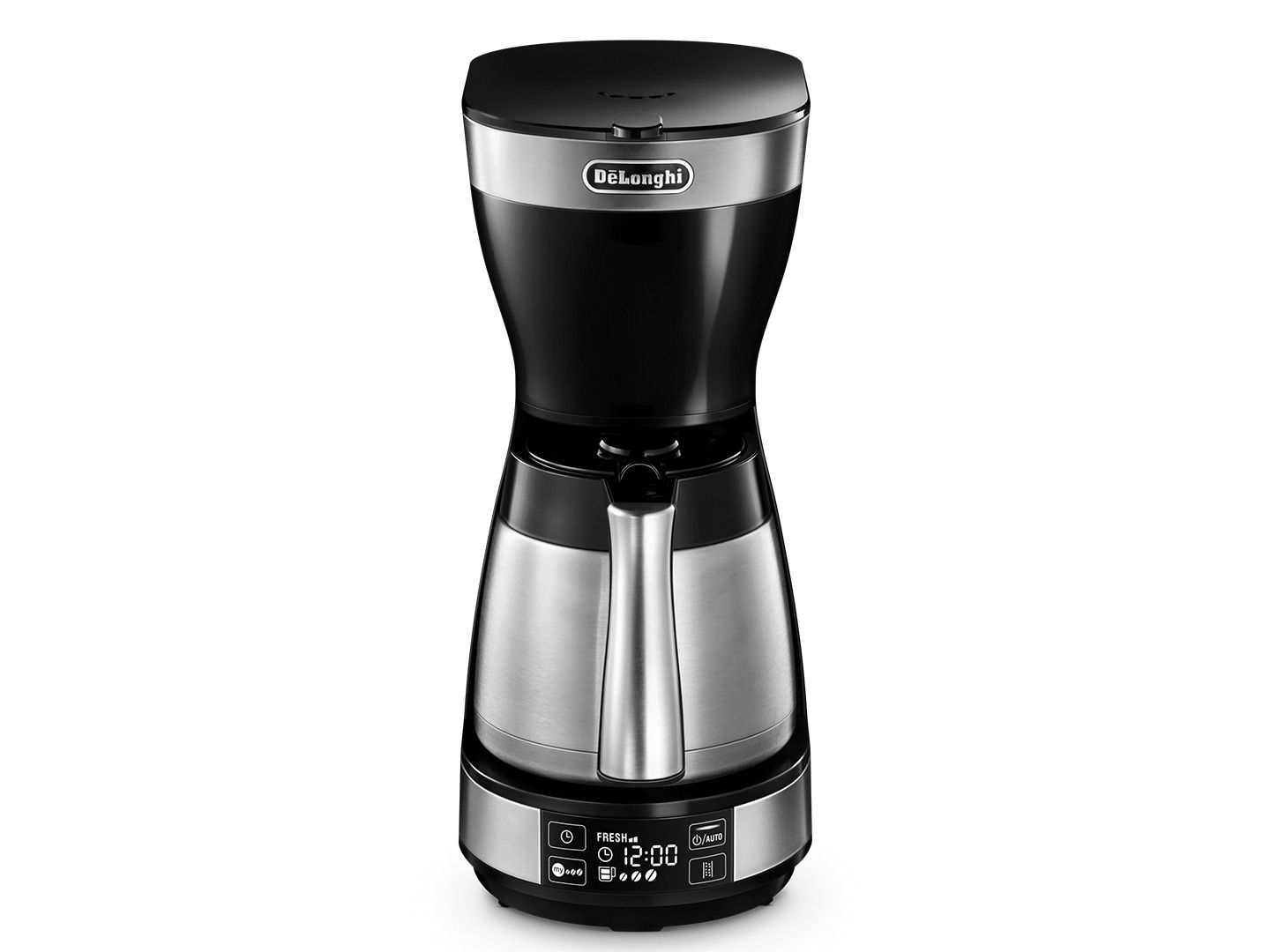 De'Longhi Autentica ICM 16731 Filter Coffee Machine - 1.25L - Black/Stainless Steel