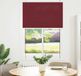 Maison Exclusive Plissé gordijn bordeaux 95x100 cm