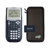Texas Instruments TI-84 Plus Grafische Rekenmachine met WYNGS Beschermhoes - Zwart