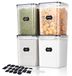 Boîtes de conservation - Hermétique avec couvercle - 5,2 litre - Set de 4 - Sans BPA