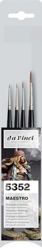 Da Vinci Maestro Kolinsky Tabletop-set, korte steel, groen