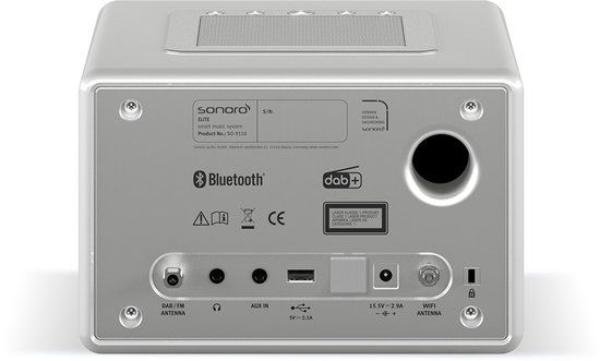 Sonoro Elite 2025 Internet Radio met CD-Speler - Zilver