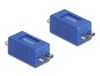 DeLOCK 67216 USB 5 Gbps Adapter Gender Changer USB Micro-B male to male Blauw