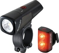 Sigma Buster 800 USB LED Fiets Verlichtingset - 800 Lumen + Buster RL 80 Flash USB - Li-ion accu - Oplaadbaar