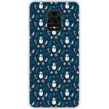 1001 coques Xiaomi Redmi Note 9S Sneeuwman siliconen hoesje