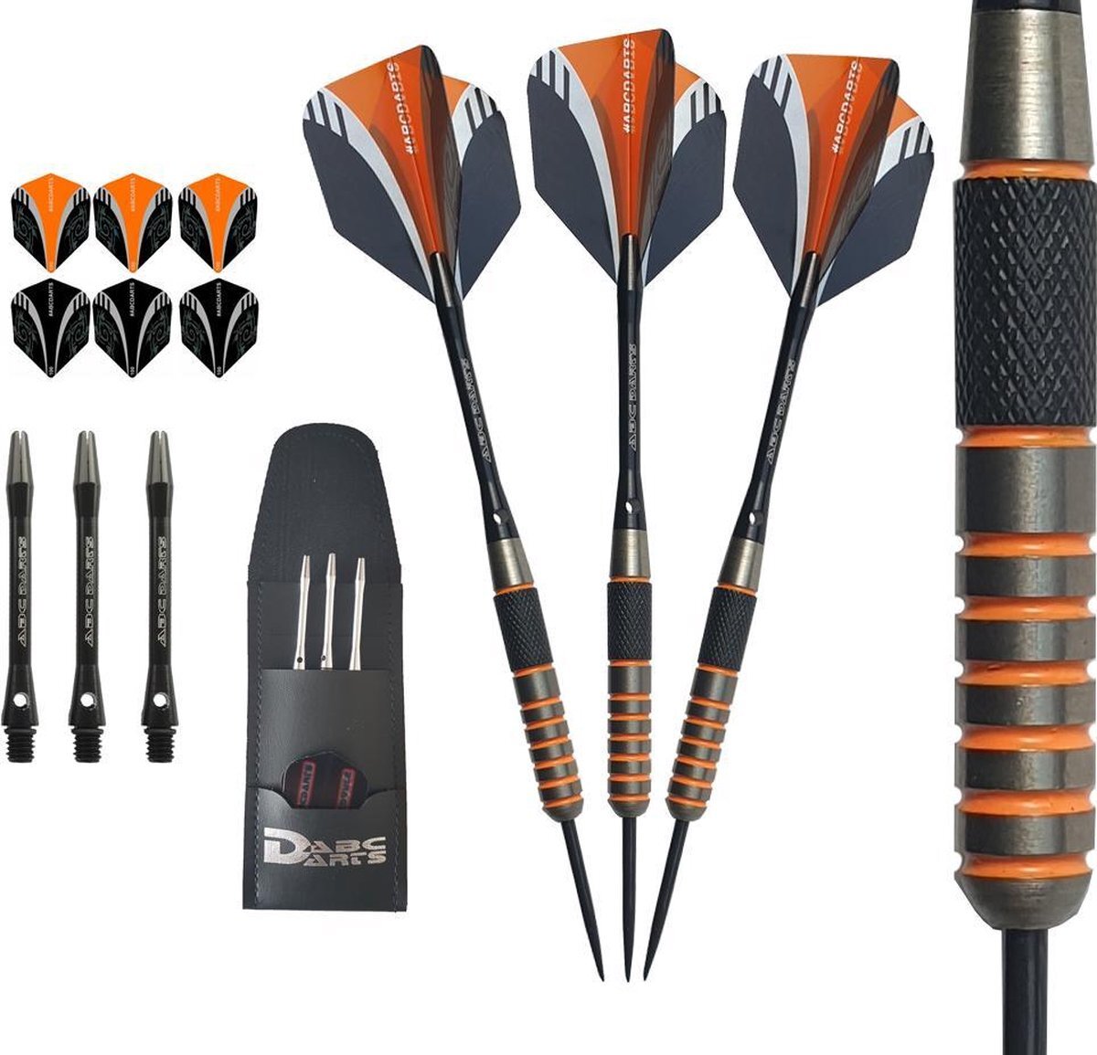 ABC Darts - Professionele Dartpijlen 90% - Ambers 212 - 26 gram