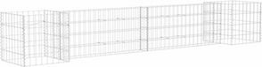 vidaXL Gabion plantenbak H-vormig 260x40x40 cm staaldraad