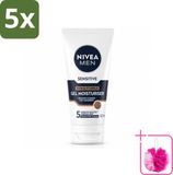 NIVEA MEN Gel pour le visage et la barbe sensible - 50 ml - 5 pièces